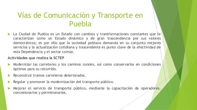 Vias De Comunicacion Y Transporte