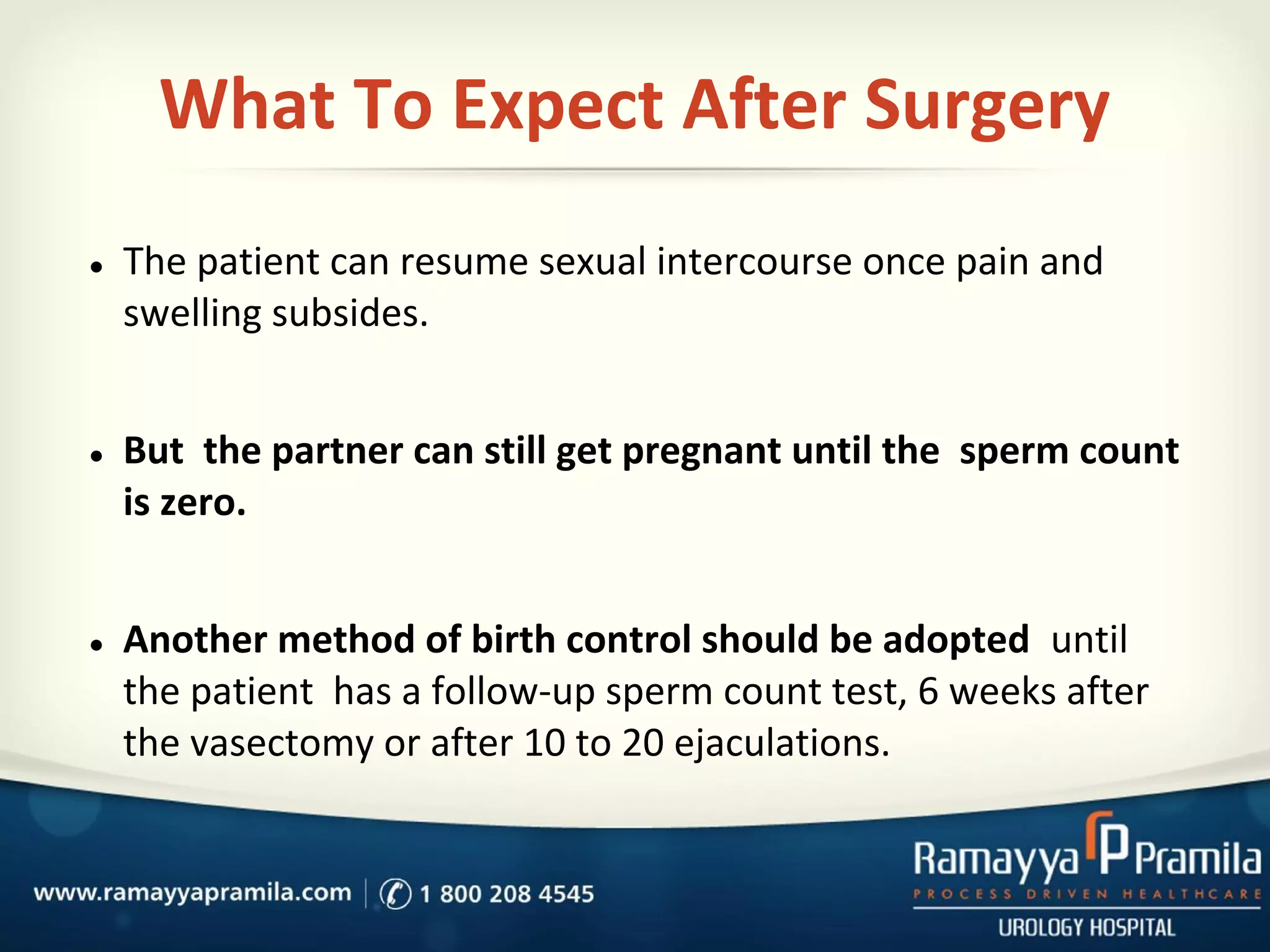 Vasectomy | PDF