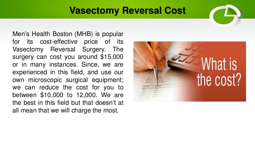 Vasectomy reversal