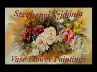 Vase flower paintings