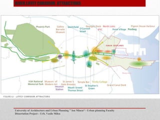 University of Architecture and Urban Planning " Ion Mincu - Urban planning Faculty
Dissertation Project C Urb. Vasile Milea
RIVER LIFFEY CORRIDOR ATTRACTIONS
 