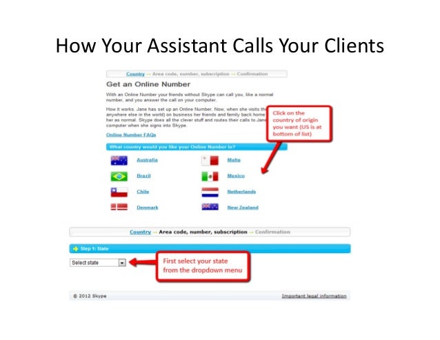 virtual assistant skype set up