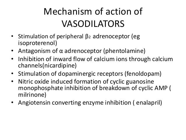 Vasoactive drugs Vasoactive drugs