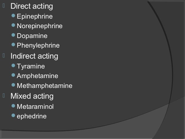 vasoconstrictors