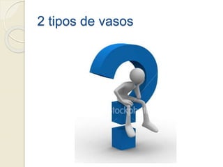 2 tipos de vasos
 