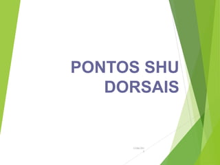PONTOS SHU
DORSAIS
15/06/201
3
 