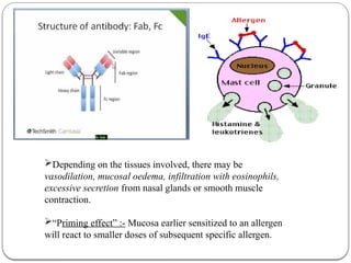 VASOMOTOR AND ALLERGIC RHINITS presentation | PPTX