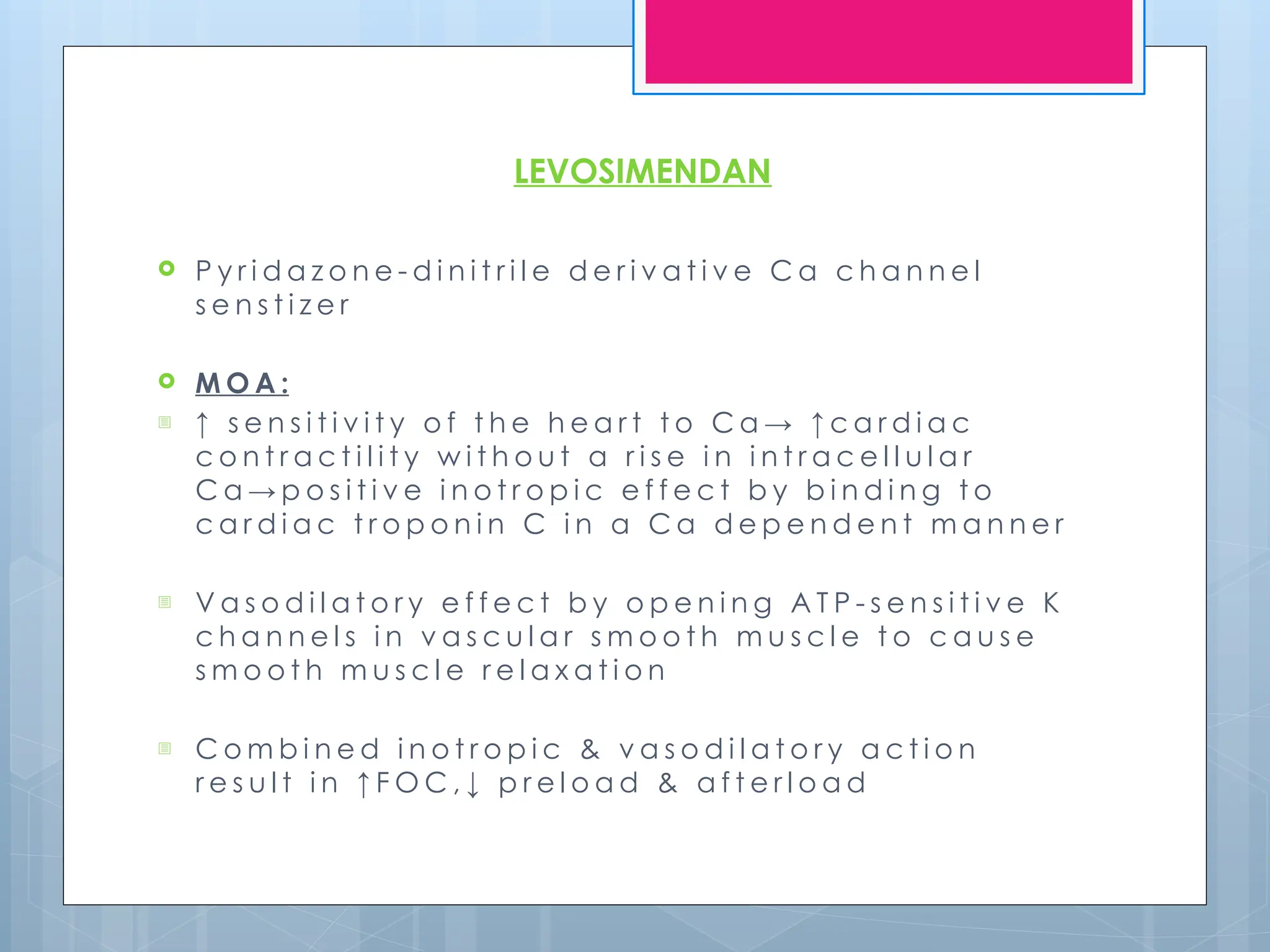 VASOPRESSORS AND INOTROPES USED IN ICU | PPTX