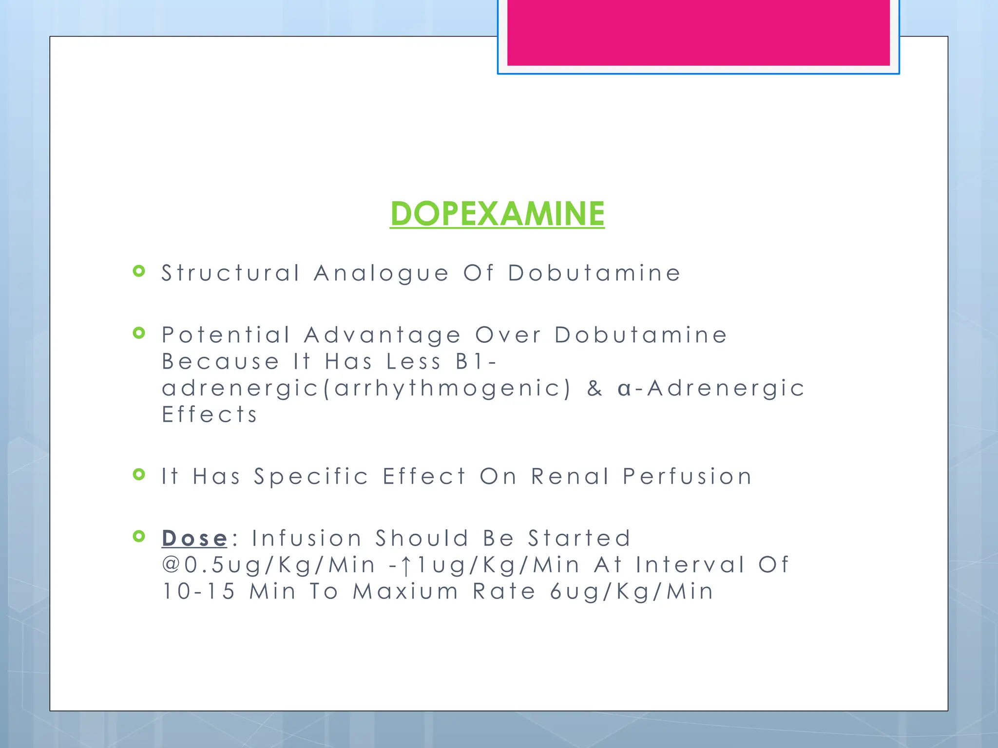 VASOPRESSORS AND INOTROPES USED IN ICU | PPTX