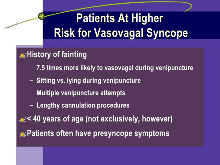 Vasovagal Syncope