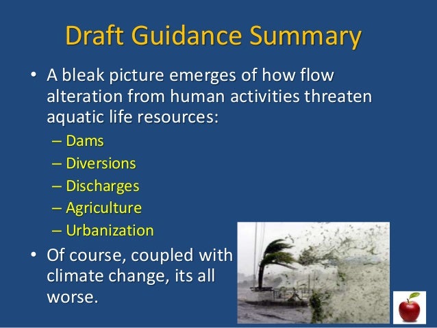 Human Effects On Natural Flow Regime Human Effects On Natural Flow Regime