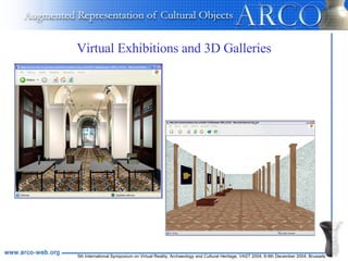 Virtual Exhibitions and 3D Galleries 