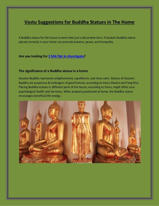 Vastu Suggestions for Buddha Statues in The Home.pdf