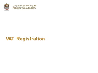 Public Revenue Department
VAT Registration
 