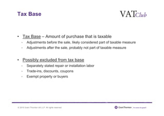 U.S. State and Local Indirect Tax Overview | PDF