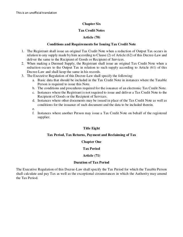 UAE Federal DecreeLaw No. (8) of 2017 on Value Added Tax