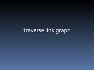 traverse link graph 
