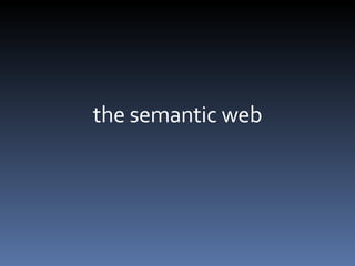 the semantic web 