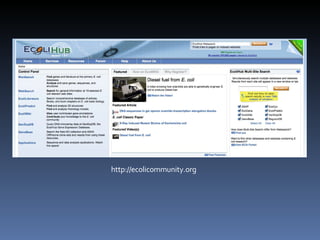 http://ecolicommunity.org 