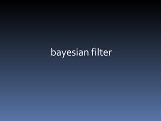 bayesian filter 