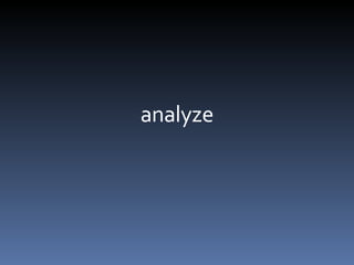 analyze 