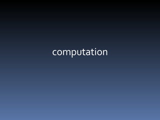 computation 