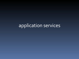 application services 