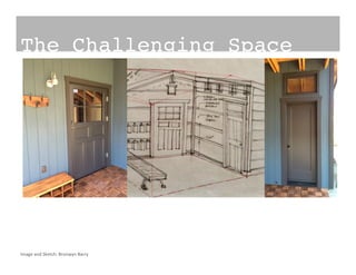 The Challenging Space!
Image	
  and	
  Sketch:	
  Bronwyn	
  Barry	
  
 