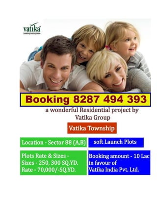 Vatika express city   sector 88 a & 88b - upcoming launch
