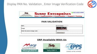 VAT/ CST / PAN Validation from Tally.ERP 9 | PPT