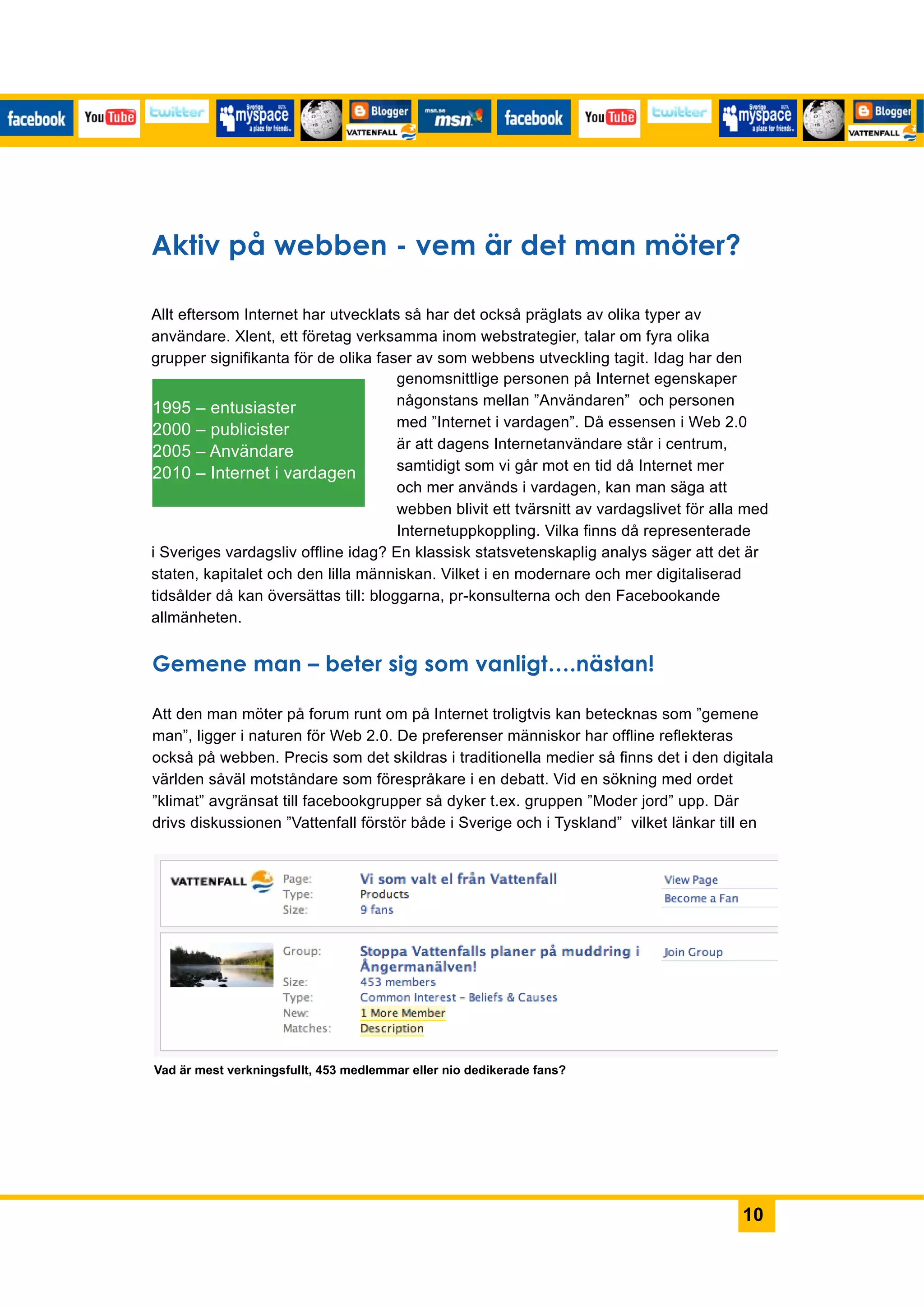 Vattenfall På Facebook?