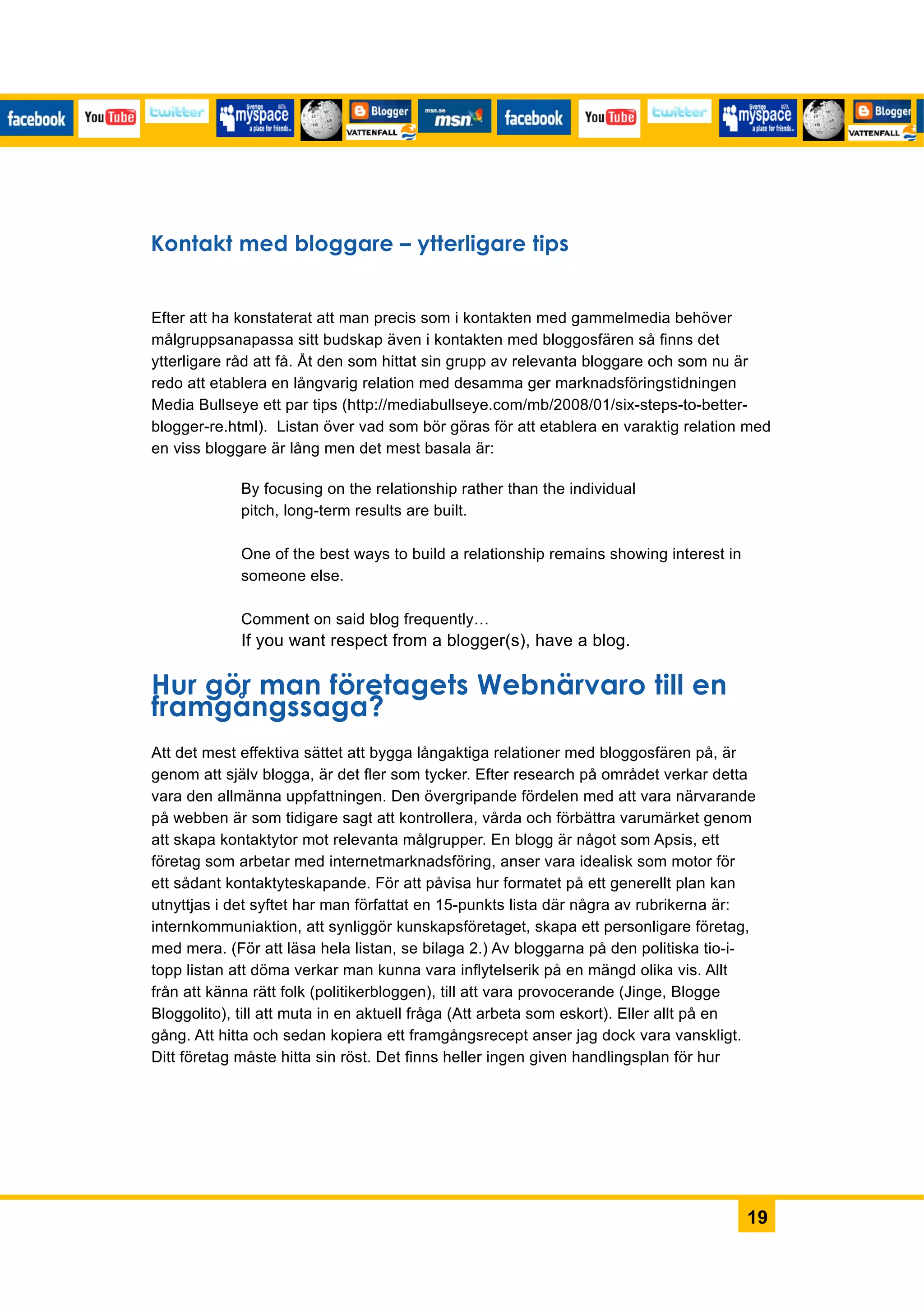 Vattenfall På Facebook?