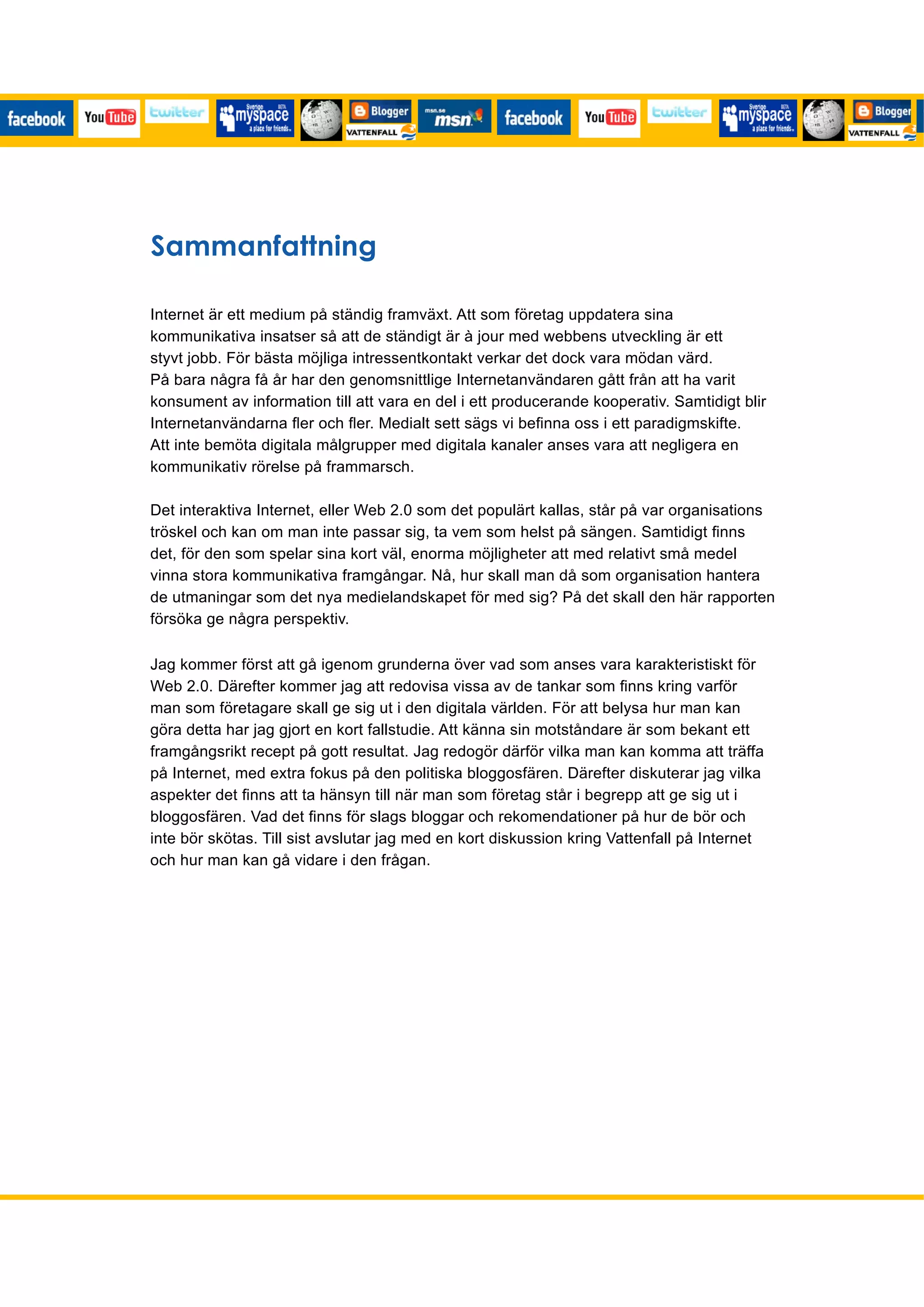 Vattenfall På Facebook?