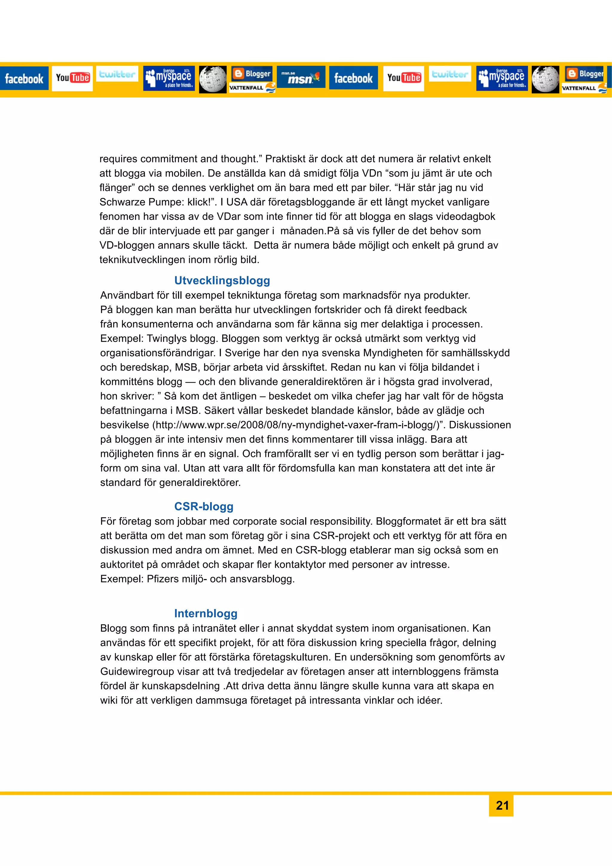 Vattenfall På Facebook?