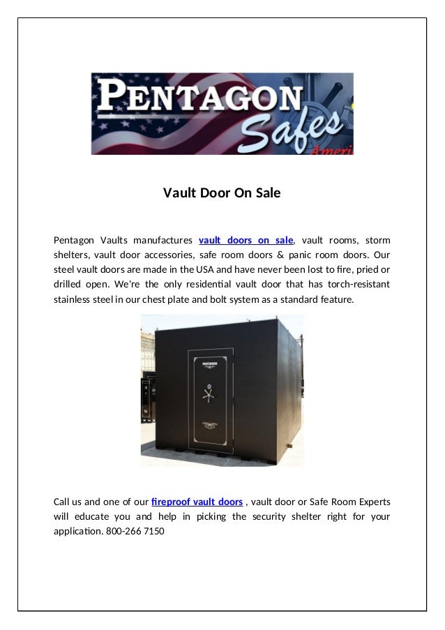 Vault Door On Sale