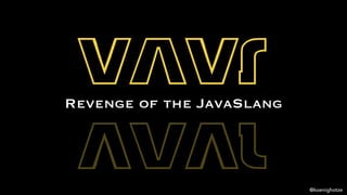 @koenighotze
Revenge of the JavaSlang
 