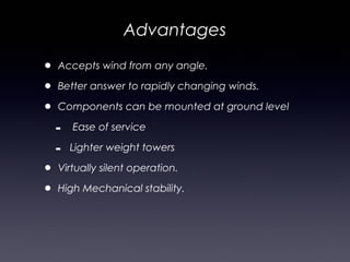 Advantages of vertical axis wind turbine deals