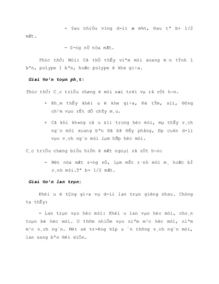 Giai ®o¹n lan trµn:
Khèi u ë tÇng gi÷a vµ d-íi lan trµn gièng nhau. Chóng ta thÊy:
- Lan trµn vµo hèc mòi: Khèi u lan vµo hèc mòi, cho¸n toµn bé hèc mòi. U th©m
nhiÔm vµo niªm m¹c hèc mòi, niªm m¹c v¸ch ng¨n. Mét sè tr-êng hîp u ¨n thñng v¸ch
ng¨n mòi, lan sang bªn ®èi diÖn.
- Lan trµn vµo hè ch©n b-ím hµm: Th©m nhiÔm vµo c¬ ch©n b-ím g©y co th¾t 1/2
mÆt, khÝt hµm. Tæn th-¬ng thÇn kinh hµm trªn g©y ®au r¨ng mét nöa hµm trªn.
- Cã thÓ lan vµo æ m¾t: qua viÖc ph¸ vì sµn æ m¾t.
- Lan trµn phÇn mÒm ngoµi mÆt: Cã thÓ sê thÊy khèi u ngay ë d-íi da. U dÝnh vµo
da, th©m nhiÔm, g©y co kÐo biÕn d¹ng vµ nhiÒu khi thÊy cã h×nh ¶nh "sÇn da cam".
ng d i:
Giai ®o¹n sím:
DÊu hiÖu ë mòi gièng nh- khèi u ë trung tÇng. Ngoµi ra cã dÊu hiÖu tæn th-¬ng
r¨ng miÖng.
- S-ng nÒ ch©n r¨ng 6, 7, lung lay r¨ng dÉn tíi ph¶i nhæ r¨ng, sau ®ã chç nhæ r¨ng
kh«ng liÒn, dÔ ch¶y m¸u hoÆc cã nh÷ng nô sïi ra.
- Tæn th-¬ng quanh r¨ng nh-: Viªm tÊy lîi quanh r¨ng, phång vµo vßm khÈu
c¸i cøng hoÆc phång r·nh tiÒn ®×nh lîi m«i, hoÆc cã lç thñng hµm Õch.
Giai ®o¹n toµn ph¸t:
- Hè r¨ng ®Çy nô sïi, bÈn, gi¶ m¹c, dÔ ch¶y m¸u. R¨ng lung lay, cã thÓ rông r¨ng
tù nhiªn. Bê lîi xung quanh loÐt, h«i thèi vµ ch¶y m¸u.
- Khèi u ®Èy phång hµm Õch hoÆc r·nh tiÒn ®×nh lîi m«i, g©y biÕn d¹ng hµm Õch
vµ cung r¨ng, sê thÊy mËt ®é kh«ng ®ång ®Òu, Ên thÊy ®au, u cã thÓ loÐt, ¨n lan ra vïng
lîi vµ r¨ng l©n cËn, g©y ra nh÷ng æ loÐt rÊt to.
 