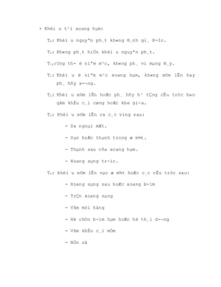 n a n
Giai ®o¹n I: T1+ N0 + M0
Giai ®o¹n II: T2 + N0 + M0
Giai ®o¹n III: T3 + N0 + M0
Mäi T + N1 + M0
Giai ®o¹n IV: T4 + N0, N1 + M0
Mäi T + N2, N3 + M0
Mäi T + mäi N + M1.
III.
3.1. i u thu t:
3 n n n
- Më sµng - hµm - mòi theo ®-êng c¹nh mòi.
- NÕu u tiÕn triÓn vµo xoang b-ím + xoang tr¸n: kÕt hîp víi phÉu thuËt
thÇn kinh.
3 n n n
- Th-êng dïng phÉu thuËt réng: Mæ ®-êng mÆt (xuyªn mòi hµm) hoÆc c¾t
bá b¸n phÇn x-¬ng hµm, trªn nguyªn t¾c phÉu thuËt réng, ®¶m b¶o lÊy
hÕt bÖnh tÝch tæn th-¬ng.
- ChØ ®Þnh phÉu thuËt phô thuéc vµo rÊt nhiÒu yÕu tè sau: Toµn th©n, t¹i
chç.
3.2. i a x
- Tia x¹ t¹i u
 