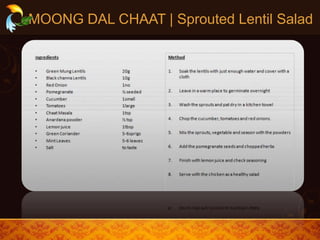 MOONG DAL CHAAT | Sprouted Lentil Salad
 