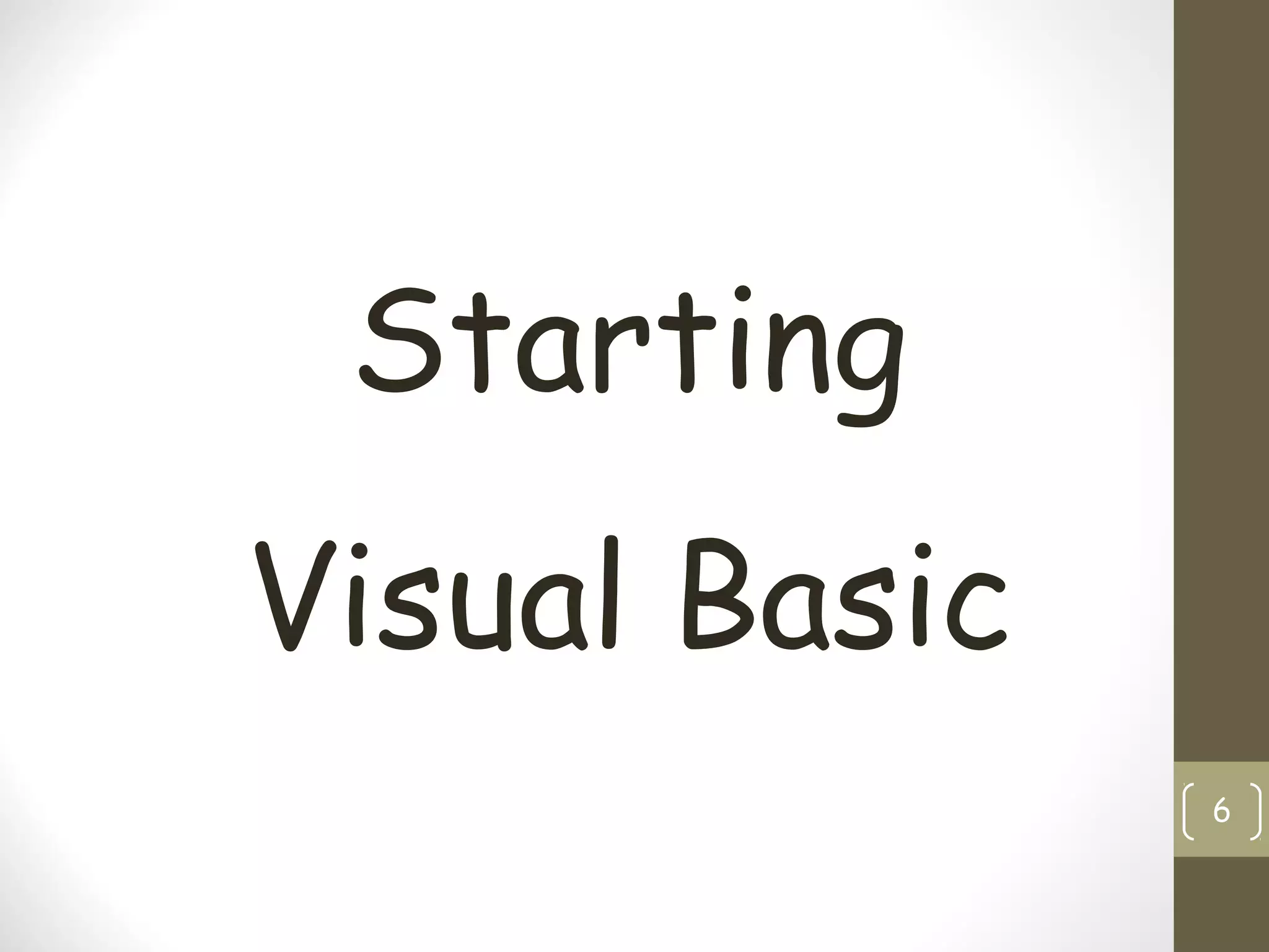 Visual basic | PPT