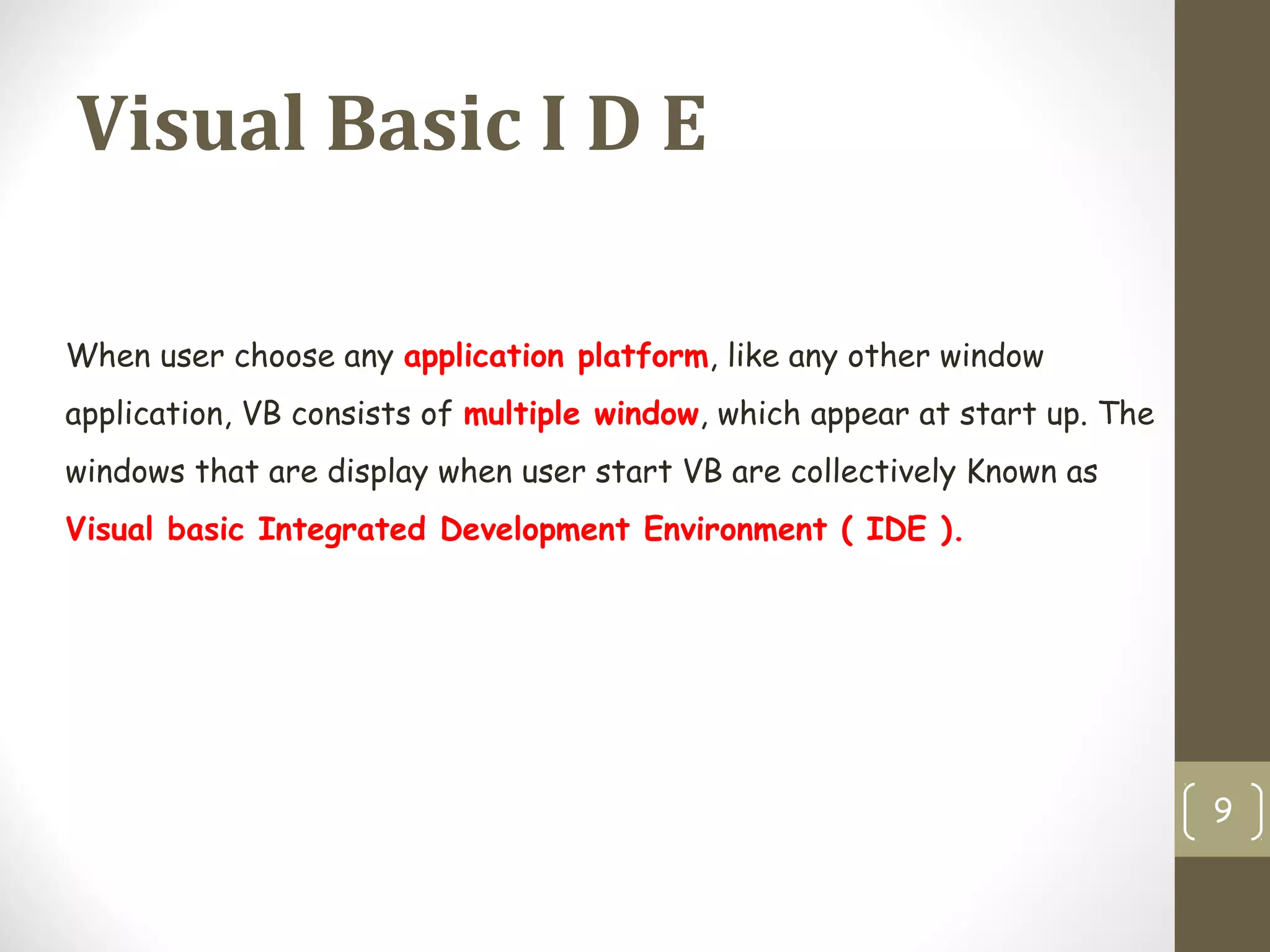 Visual basic | PPT