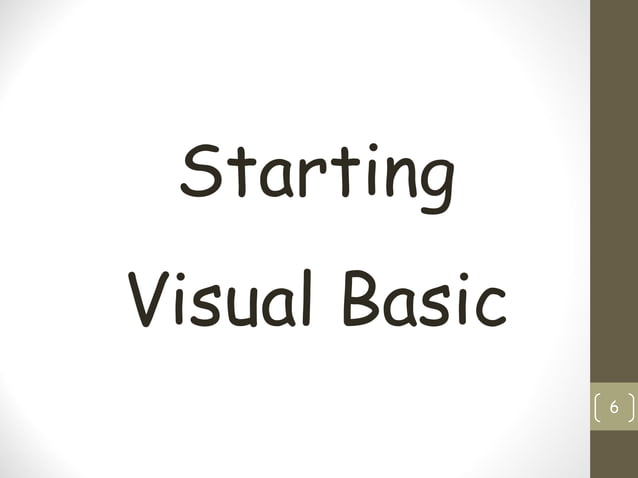Visual basic | PPT