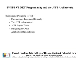 Front End Design Tool VB.Net BCA 205 | PPTX