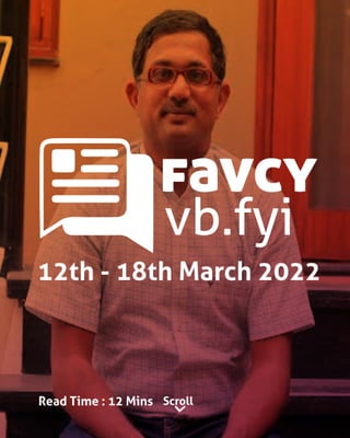 Vb.fyi (12th march 18th march)