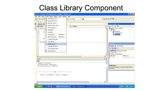 Class Library Component
 