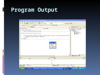 .Net IDE Components and Applications | PPT