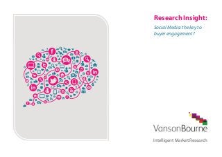 Research Insight:
Social Media: the key to
buyer engagement?

Intelligent Market Research

 