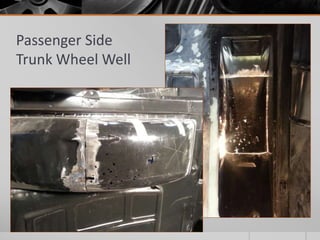 Passenger Side 
Trunk Wheel Well 
 