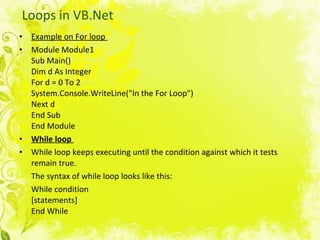 Vb (2) | PPT | Programming Languages | Computing